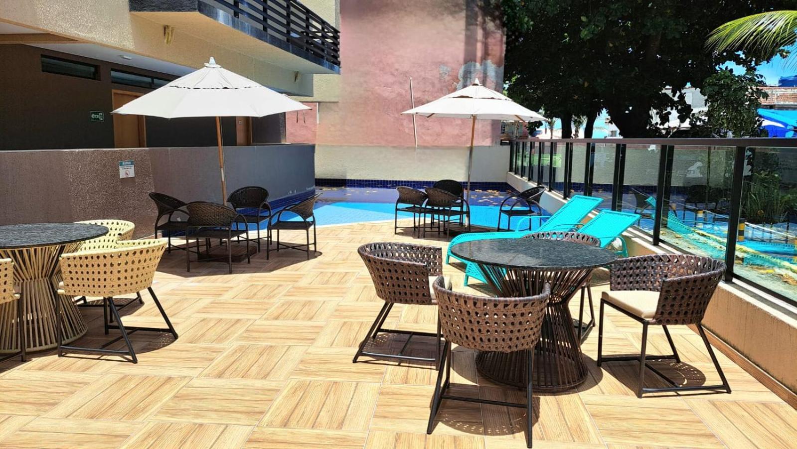 Lindo Flat No Residencial Maraca Beach Pôrto das Galinhas Dış mekan fotoğraf